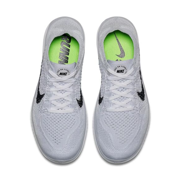 [NEW] Women's Nike Free RN Flyknit 2018 Shoes 'White' 942839-100 - Picture 2 of 6